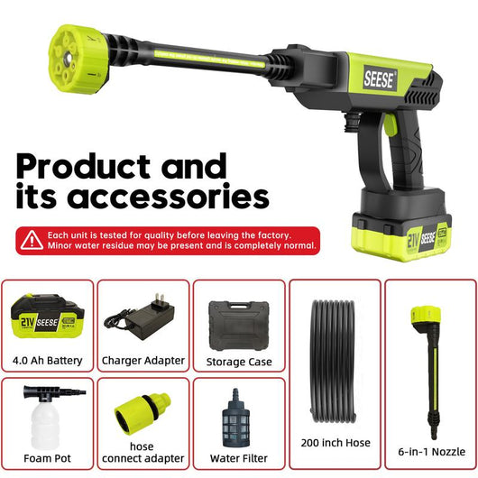 Solmara Cordless Pressure Washer