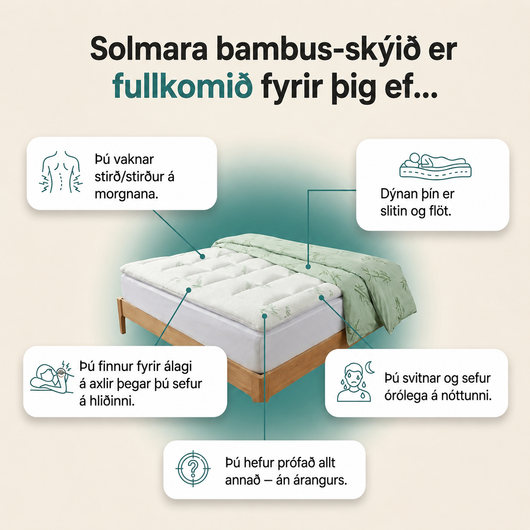 Dreamova Cloud Bamboo Mattress Topper
