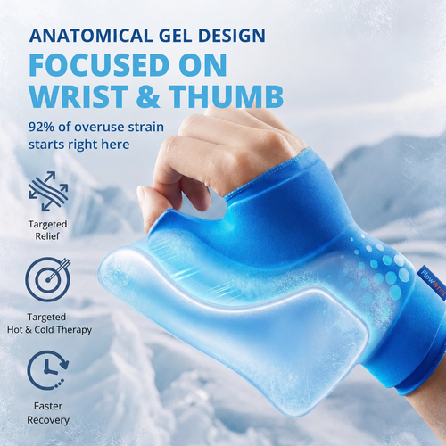 Flow Wrist™ — 2-in-1 Cold & Heat Wrist Wrap