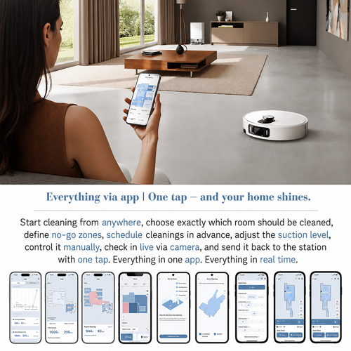 Dream PureGlide X9 – Self-Emptying Robot Vacuum & Mop