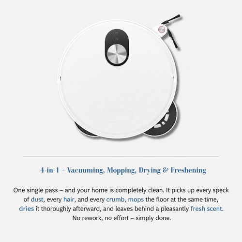 Dream PureGlide X9 – Self-Emptying Robot Vacuum & Mop