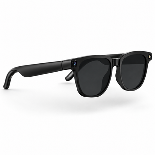 Solmara Vista Black Square | Camera Glasses with AI & Translation