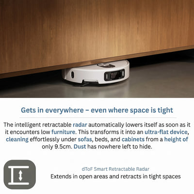 Dream PureGlide X9 – Self-Emptying Robot Vacuum & Mop