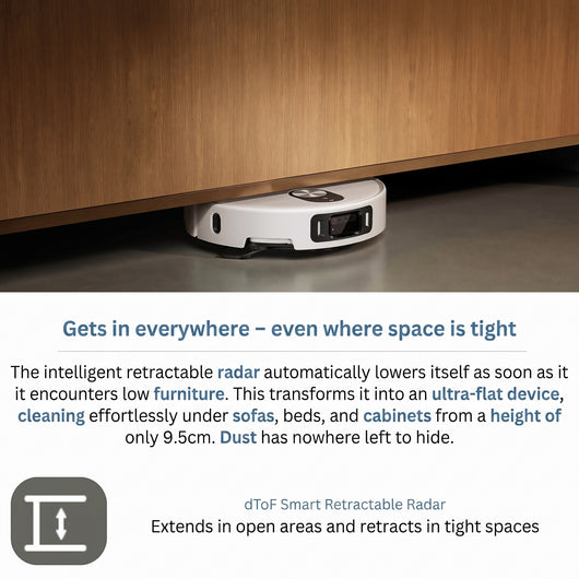 Dream PureGlide X9 – Self-Emptying Robot Vacuum & Mop