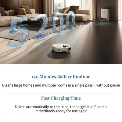 Dream PureGlide X9 – Self-Emptying Robot Vacuum & Mop