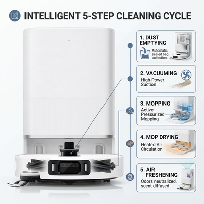 Dream PureGlide X9 – Self-Emptying Robot Vacuum & Mop
