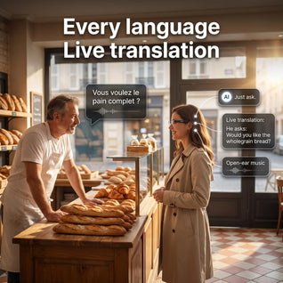 Solmara Vista Air | Camera Glasses with AI & Translation