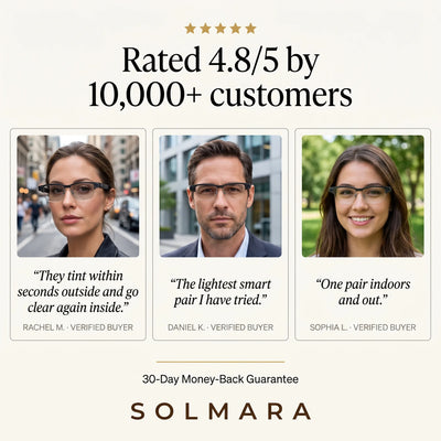 Solmara Vista Air | Camera Glasses with AI & Translation