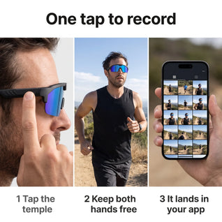 Solmara Vista Sport | Camera Glasses with AI & Translation